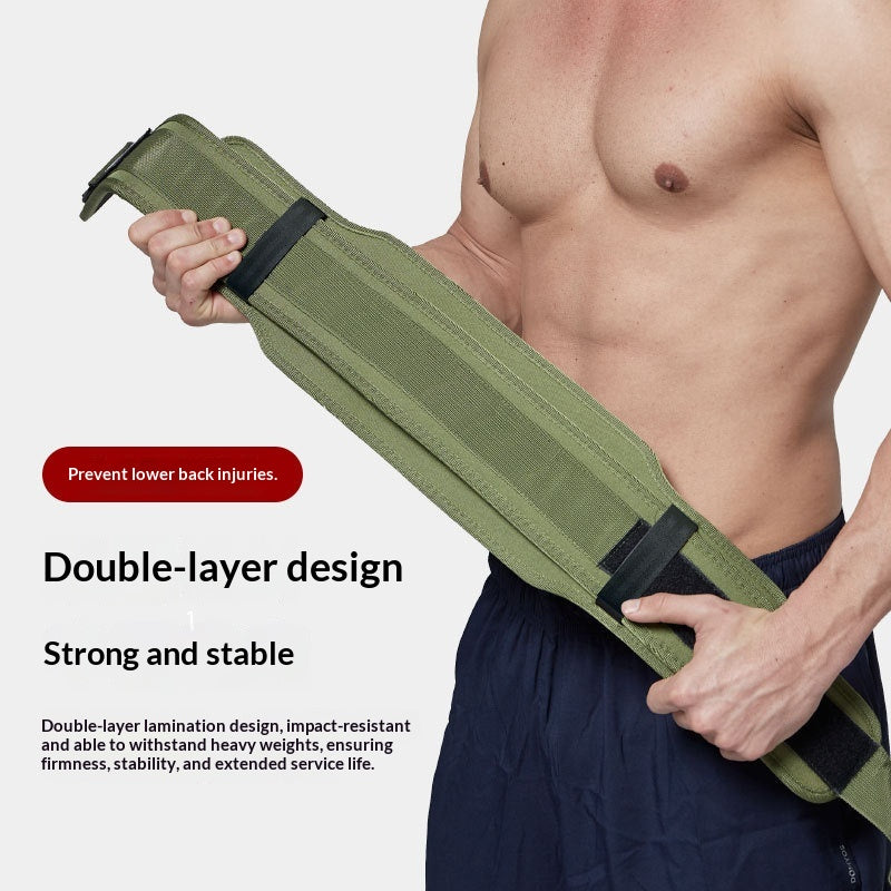 Fitness Belt Sports Belt Men's Squat Strength Training Pressurized EVA Hard Pull…