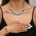New Foreign Trade High-End Crystal Bridal Jewelry Set For Women, Fashionable And…