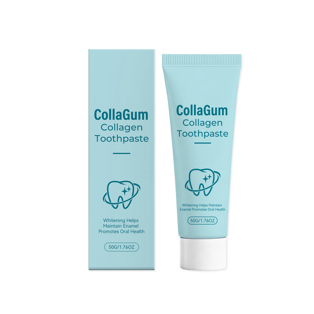 Collagen Brightening White Toothpaste 50g-box