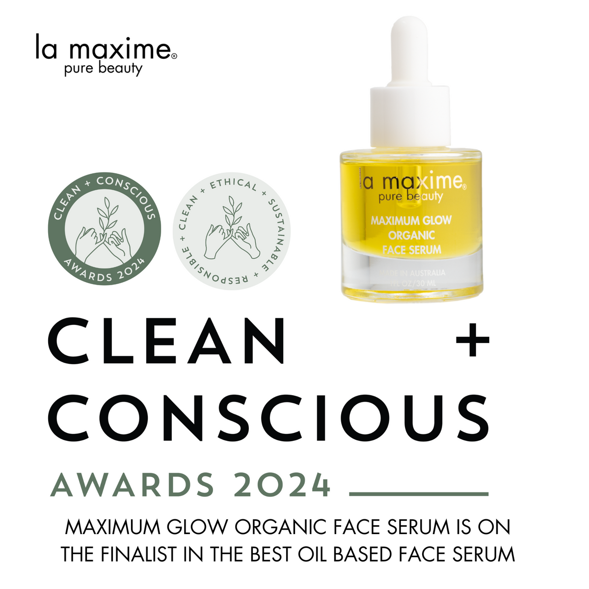 Maximum Glow Organic Face Serum