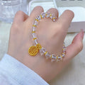 Spring And Summer 2025 Crystal Bracelet Niche Design Grey Moonlight Purple Asai …