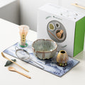 QIHUANG Brushed Retro Kiln-Changed Matcha Set