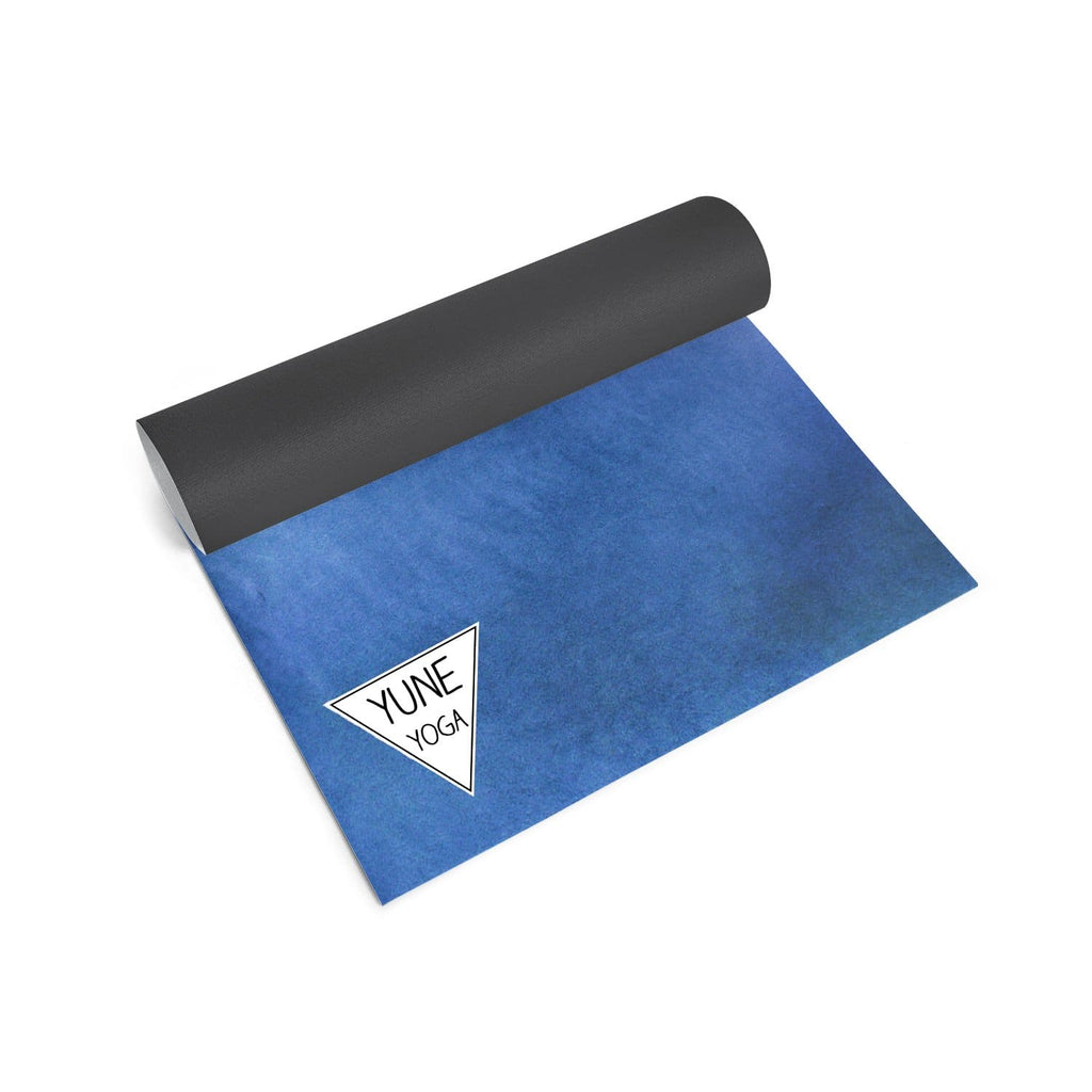 Yoga Mat | 6mm Thick | Blue | Non-Slip | Eco Friendly | Yune Yoga |